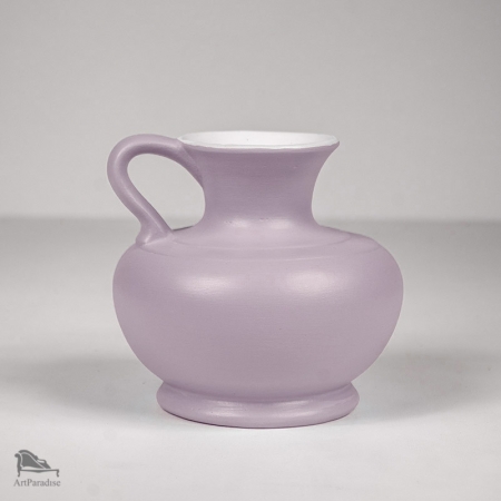 Ceramiczny biskwitowy wazon - Stylowy róż 